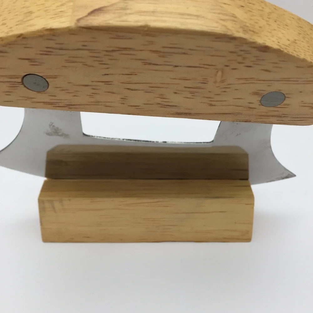 Alaskan Ulu Knife with Stand